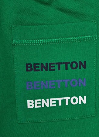 Benetton Lastikli Paça Yeşil Erkek Eşofman Altı 3BC1CF04P