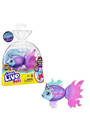 Little Live Pets Yüzen Balıklar S3 Tekli Paket Mor 26282