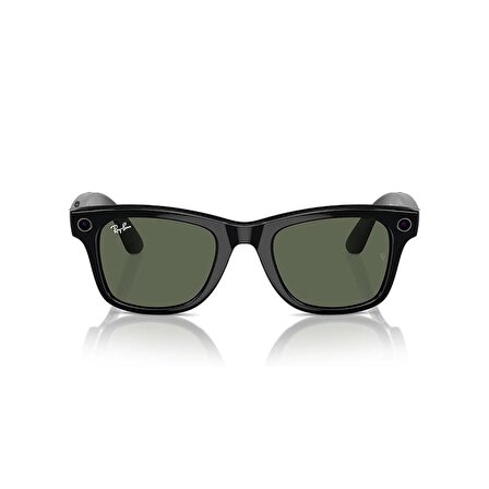 Ray-Ban Meta Wayfarer Akilli Gozluk Parlak Siyah G15 Yesil RW4006