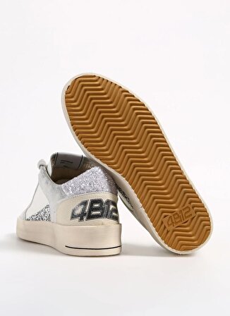 4B12 Beyaz - Gümüş Kadın Sneaker KYLE-D858