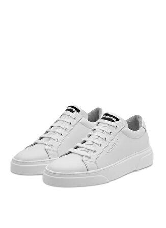 Valentino Beyaz Erkek Deri Sneaker 92S3903VIT