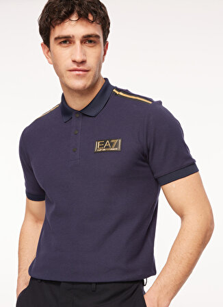 EA7 Lacivert Erkek Polo T-Shirt 6RPF10PJRYZ1554