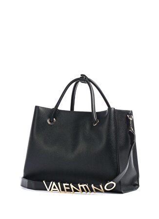 Mario Valentino Vbs5A802 Siyah Kadın Fermuarlı El Çantası