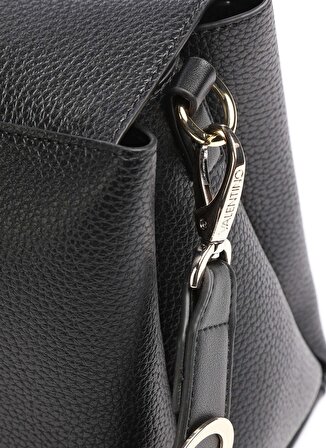 Mario Valentino VBS5A803 Mıknatıslı Askılı Polyester Suni Deri Siyah Kadın Çapraz Çanta