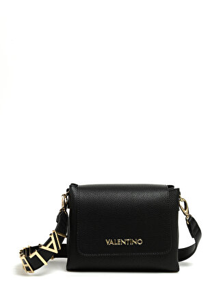 Valentino Siyah Kadın 21,5x15 x10 cm Çapraz Çanta VBS5A806001