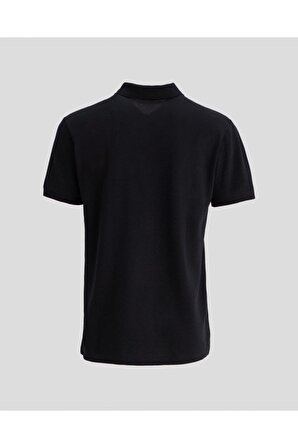 Kappa Polo Yaka Düz Siyah Erkek T-Shirt 361D3EW005 M LOGO MALTAX 2 MSS
