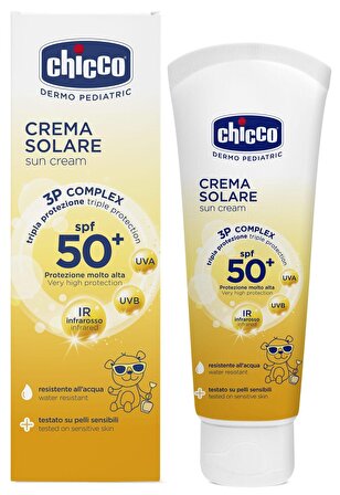 Chicco Crema Solare 50+ Faktör Aşırı Hassas Ciltler İçin Bebek Güneş Koruyucu Krem 75 ml