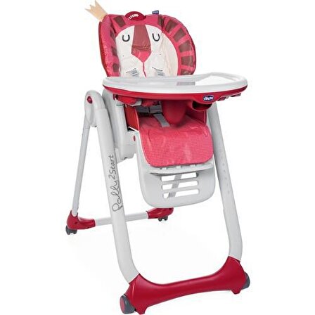 Chicco Polly 2 Start Katlanır Çok Amaçlı Mama Sandalyesi Kırmızı 