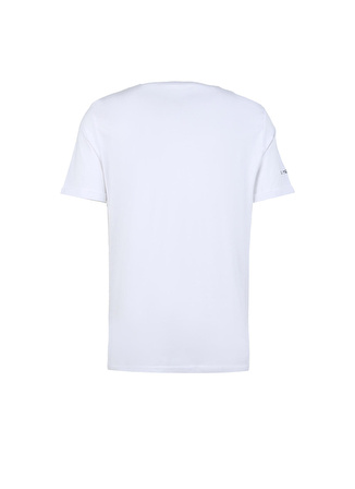 Fred Mello Bisiklet Yaka Beyaz Erkek T-Shirt FM23S16TGWHITE