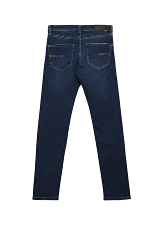 Fred Mello Normal Bel Normal Paça Slim Fit Lacivert Erkek Denim Pantolon FMDAVIS