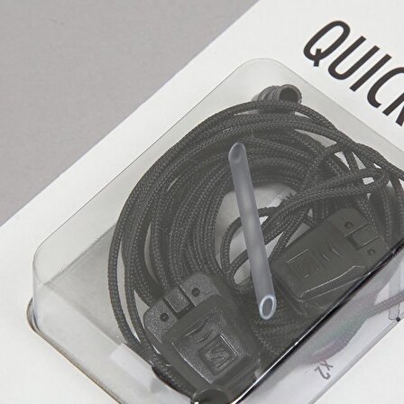 Salomon Quicklace Kit L32667200 Kilitli Elastik Yuvarlak Akıllı Bağcık (Outdoor) Ayakkabı Bağcığı
