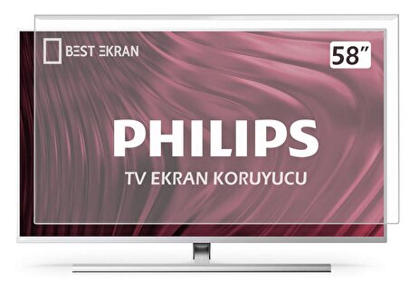 Philips 58PUS8507 TV EKRAN KORUYUCU - Philips 58" inç 146 cm Ekran Koruyucu 