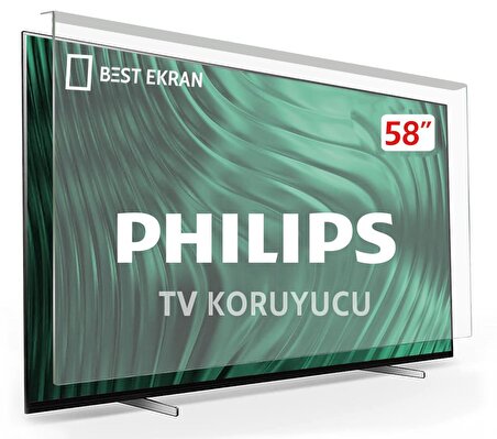 Philips 58PUS8505 TV EKRAN KORUYUCU - Philips 58" inç 146 cm Ekran Koruyucu 