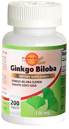 Force Nutrition Ginkgo Biloba 120 Mg 200 Tablet