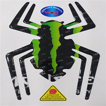 Wolf Tank Pad Universal Spider Siyah-Yeşil
