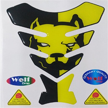 Wolf Tank Pad Universal Dog Siyah Sarı