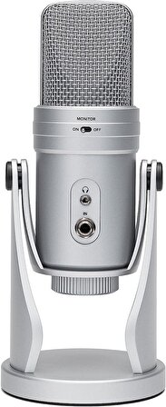 Samson G-Track Pro Silver Profesyonel USB Kondenser Mikrofon