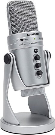 Samson G-Track Pro Silver Profesyonel USB Kondenser Mikrofon