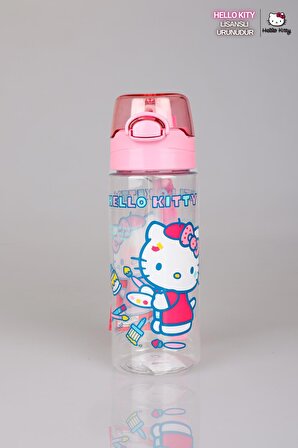 YENİ SEZON LİSANSLI HELLO KITTY TRITAN MATARA 500 ML