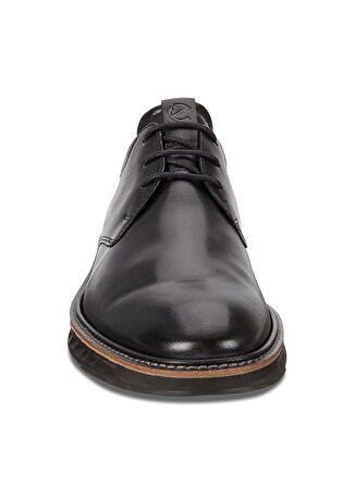Ecco Deri Siyah Erkek Klasik Ayakkabı ECCO ST.1 HYBRID BLACK