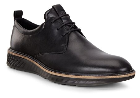 Ecco Deri Siyah Erkek Klasik Ayakkabı ECCO ST.1 HYBRID BLACK