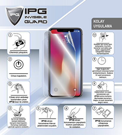 IPG Samsung Galaxy Z Flip 5 Görünmez Hydrogel Ekran Koruyucu (Ön iç Ekran ve Arka Kapak )