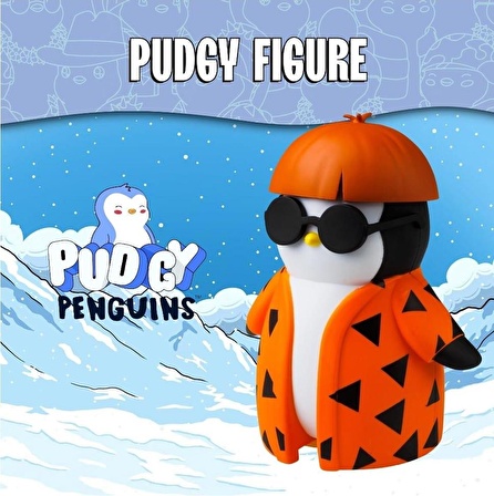 Pudgy Penguen Figür-Turuncu  