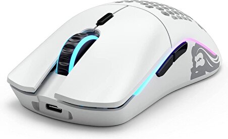 Glorious Model O- Minus Kablosuz Mat Beyaz Orta/Küçük El RGB Oyuncu Mouse GLO-MS-OMW-MW