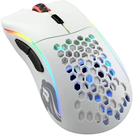 Glorious Model D- Minus Kablosuz Mat Beyaz Orta/Küçük El RGB Oyuncu Mouse GLO-MS-DMW-MW