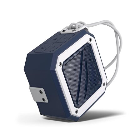 Nautica S100 Dual Suya Dayanıklı Taşınabilir Kablosuz Bluetooth Outdoor Hoparlör Speaker Navy Beyaz