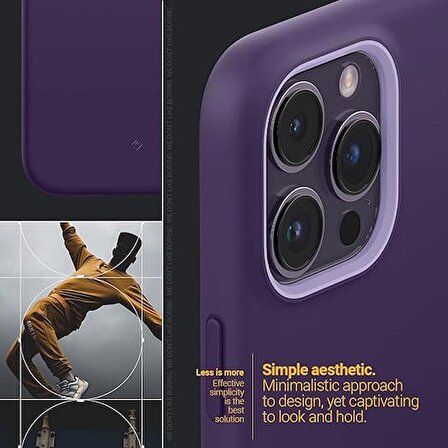 Caseology by Spigen Apple iPhone 14 Pro Kılıf Nano Pop Mag (MagSafe Uyumlu) Grape Purple - ACS05016