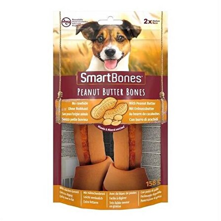 Smart Bones Fıstık Ezmesi Orta 2 Adet. 158 Gr