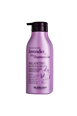 Luxliss Lavander & Blue Chamomile Yatıştırıcı Açık Renkli Saçlar İçin Saç Kremi 500 ml