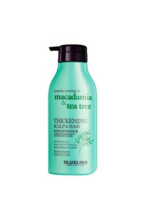 Luxliss Macadamia & Tea Tree Hacim Verici Tüm Saç Tipleri İçin Saç Kremi 500 ml