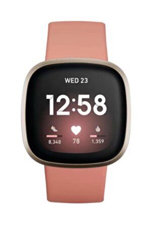 Fitbit Versa 3 Akıllı Saat- Pembe VİTRİN