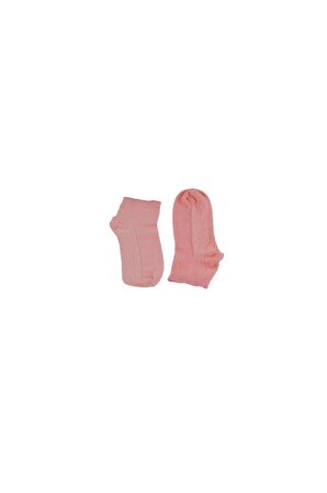 Kadın Patik Çorap Pamuk 3'lü Renk Şeftali-Mor-Lila