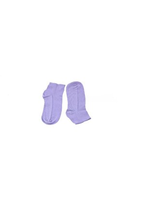 Kadın Patik Çorap Pamuk 3'lü Renk Şeftali-Mor-Lila