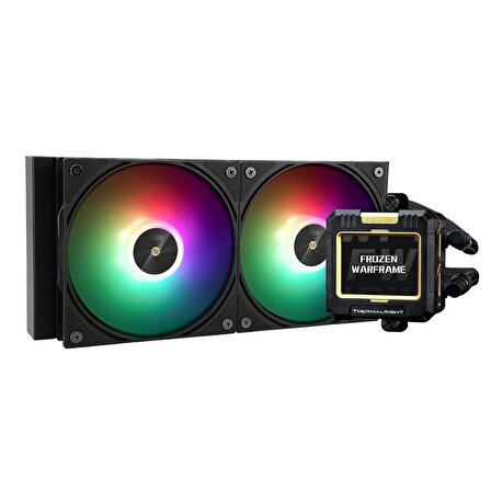 Thermalright Frozen Warframe 240 Black ARGB 240mm Intel-AMD Uyumlu Siyah İşlemci Sıvı Soğutucu