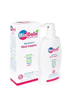 Minidolin Bebek Saç Ve Vücut Şampuanı 250 ml Minidolin Nemlendirici Vücut Losyonu 250 ml