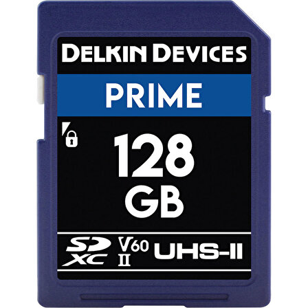 Delkin Devices 128GB Prime SDXC UHS-II 280MB/s V60 Hafıza Kartı