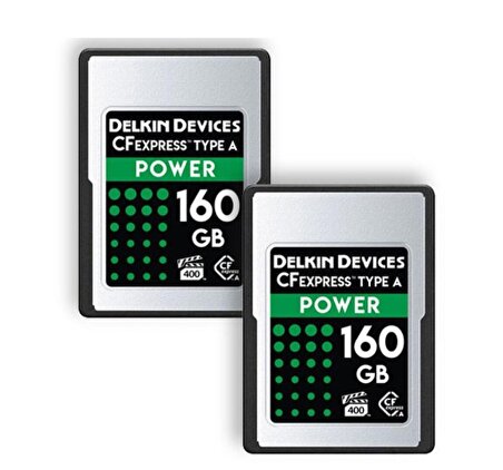 Delkin Devices 160GB Power CFexpress Type-A Hafıza Kartı (2'li Paket)