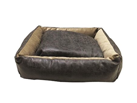 Bedspet Üstü Açık Kahverengi Orta Irk Köpek Yatağı