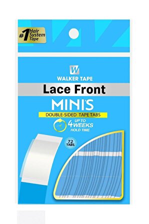 Walker Tape Lace Front Mini's Protez Saç Bandı Oval 3/4 X 3 (1,90 X 7,62 Cm)36 Adet/72 Parça