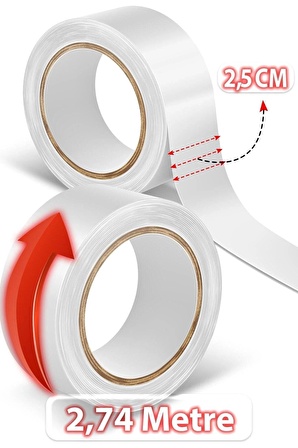 Walker Tape Ultra Hold Rulo Protez Saç Bandı 1x3(2.5cm-2,74m)