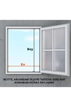Menteşeli Sineklik Standart Pencere Sinekliği En:00-90 Boy00-140