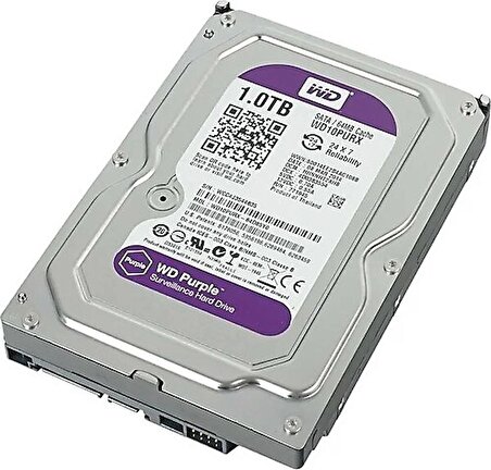 Western Digital WD Purple WD10PURX Sata 3.0 5400 RPM 3.5 inç 1 TB Harddisk