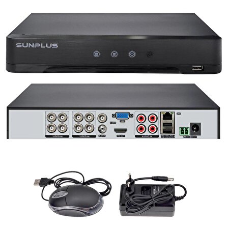 SUNPLUS SP-8200 Ahd Dvr Kayıt Cihazı 8 Kanal 5mp Xmeye