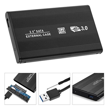 HARDDİSK KUTUSU SSD HDD 2.5" SATA USB 3.0 GABBLE GAB-HK30