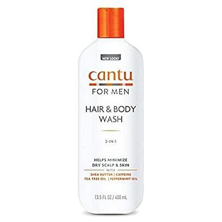 Cantu Erkeklere Özel 2'si Bir Arada Saç Şampuanı 400ml ( Şampuan+Saç Kremi+Duş Jeli) 