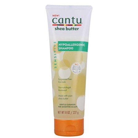 Cantu Sensitive Hassas Saçlar İçin Arındırıcı Cantu Shea Yaülı Şampuan 227 gr